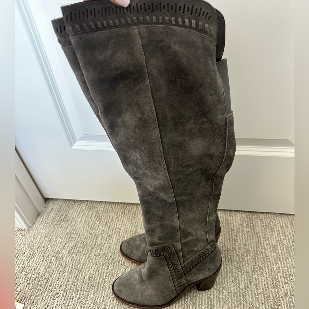Gray Vince Camuto Madolee Over the Knee Boot